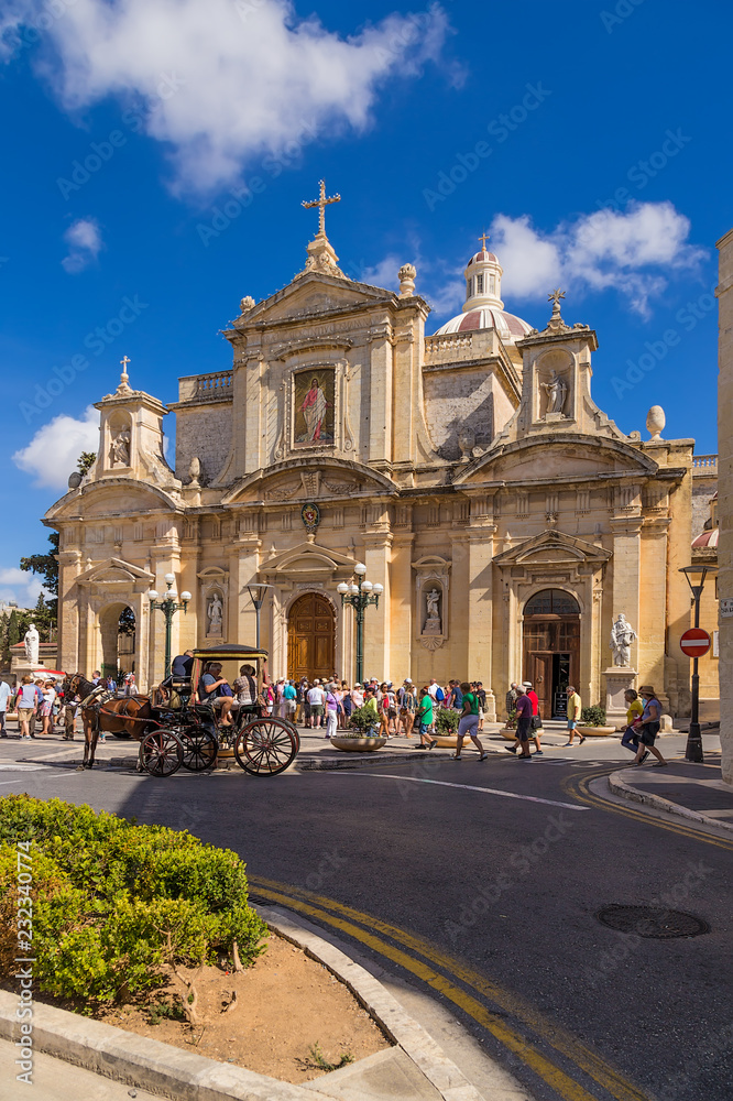 Rabat, Malta. Facade of St. Paul's Church, 1575 - 1692