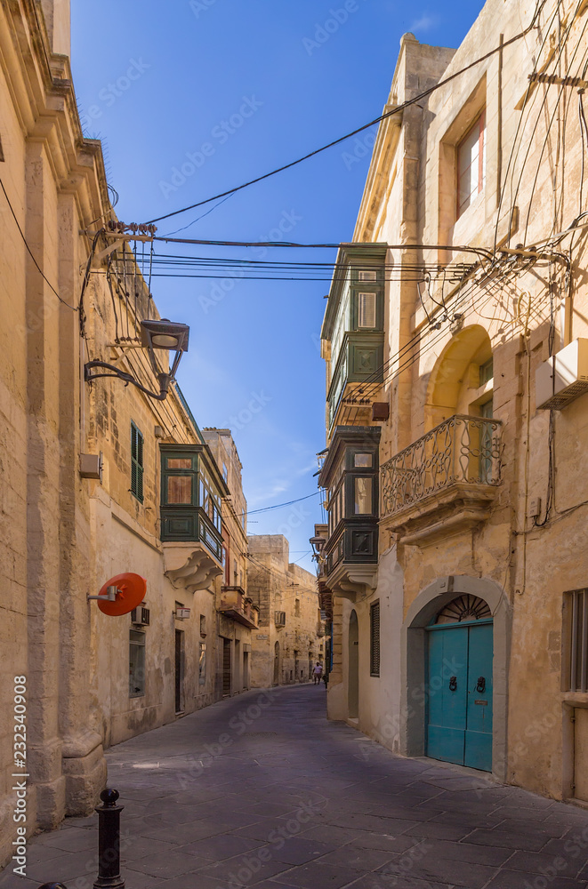 Rabat, Malta. Medieval street