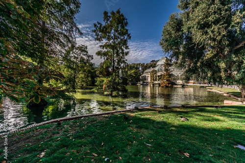 The Palacio de Cristal (Crystal Palace), Retiro Park. Madrid (Spain)