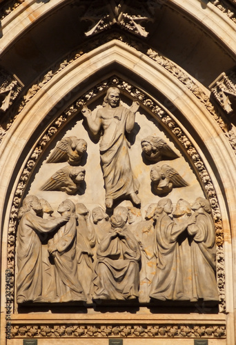 The St. Vitus Cathedral. Prague, Czech Republic