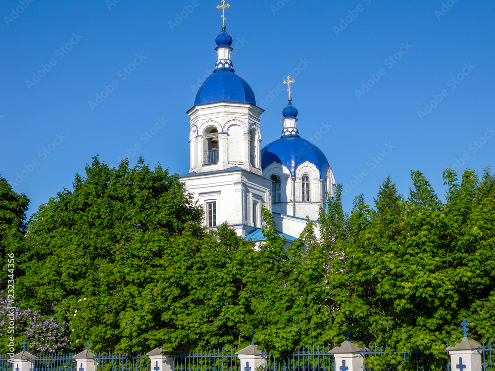 Holy cross Church in the village of Opole, Leningrad region