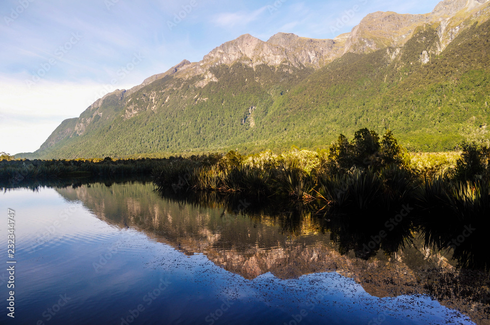 mountain reflection in lake mountain reflection in lake