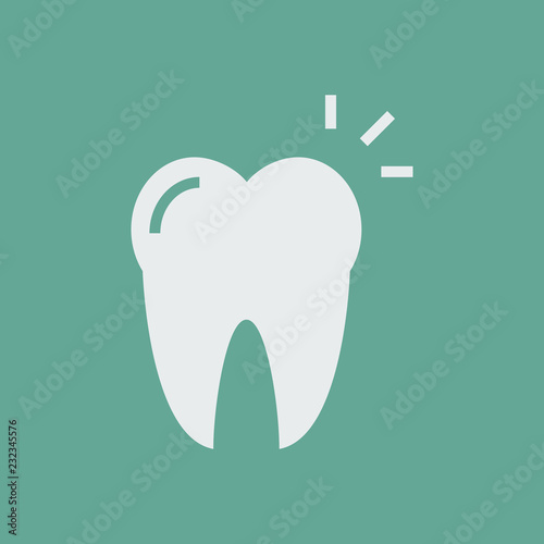 Silhouette icon clean tooth