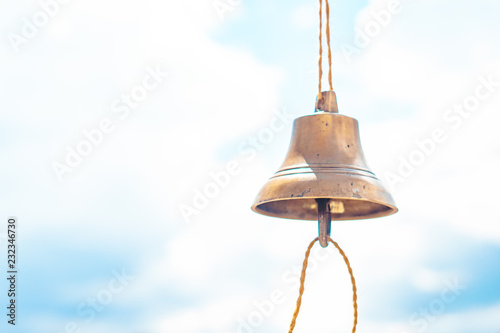the bell hangs on a rope photo