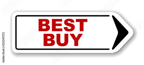 red vector banner best buy