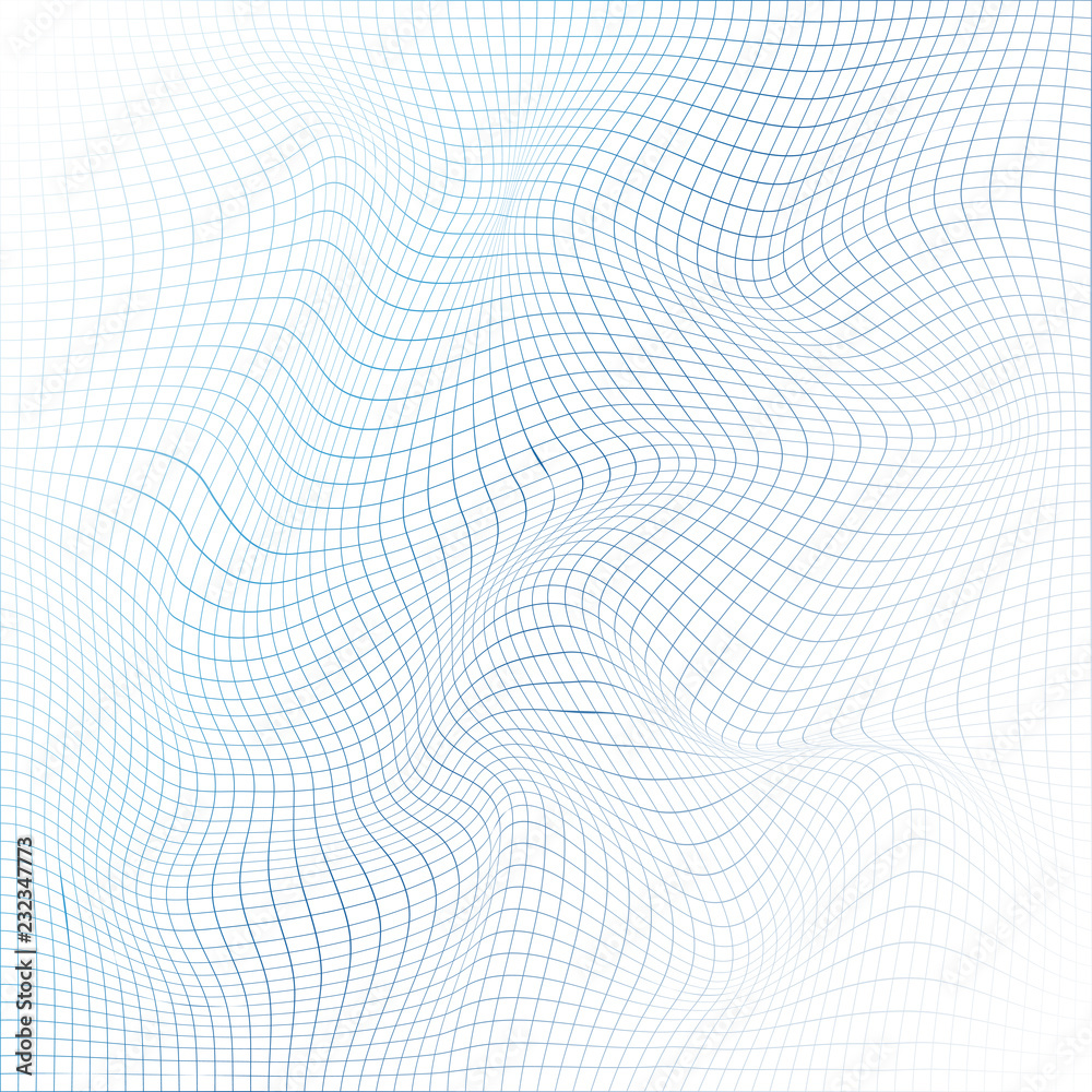 Abstract 3d mesh. Digital surface with lines. Vector illustration. Abstract 3d mesh. Digital surface with lines. Vector illustration.