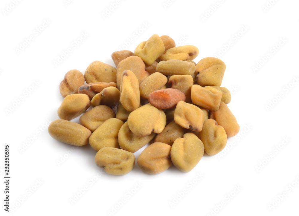 Fenugreek seed with sprout. Trigonella foenum-graecum isolated Fenugreek seed with sprout. Trigonella foenum-graecum isolated
