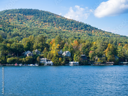 Fall Landscape on Lake George