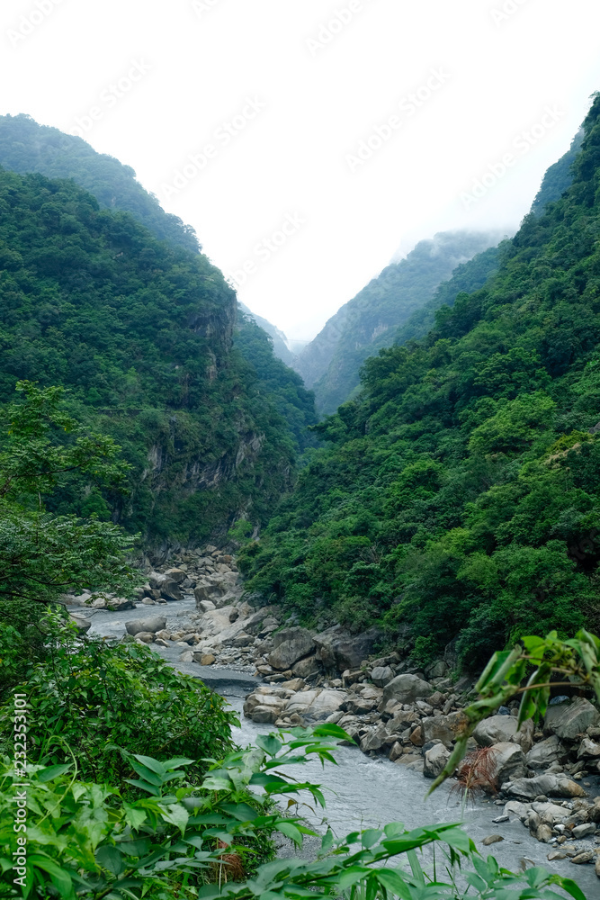 Moody Nature of Taroko Gorge in Taiwan Moody Nature of Taroko Gorge in Taiwan