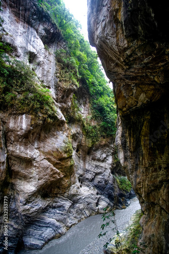 Moody Nature of Taroko Gorge in Taiwan