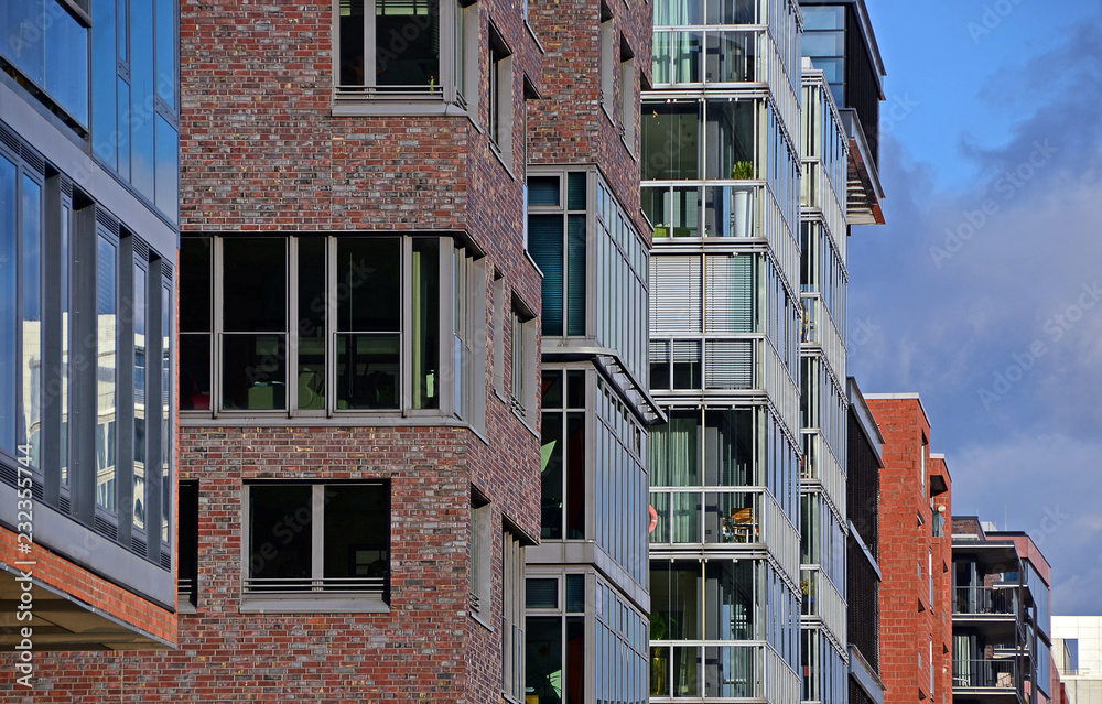 Obraz premium Fassaden Hamburg