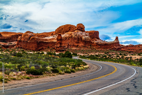 Road to Arches National Park