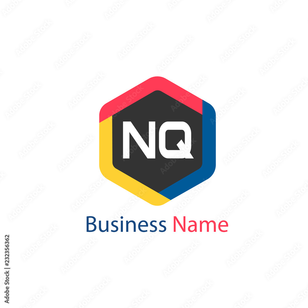 Initial Letter NQ Logo Template Design Initial Letter NQ Logo Template Design