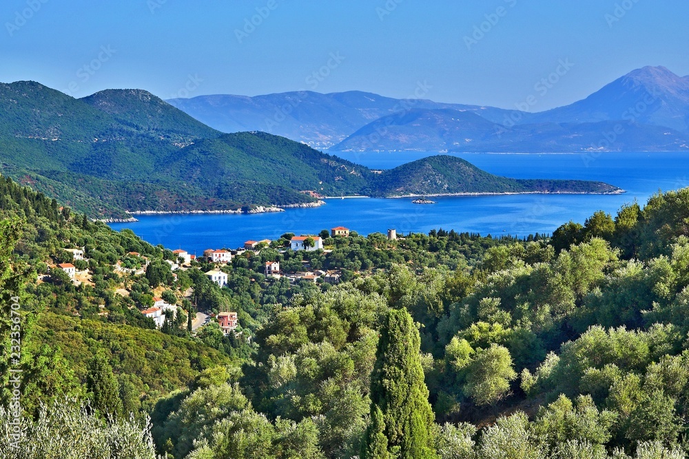 Greece,island Ithaki-view of the Kioni