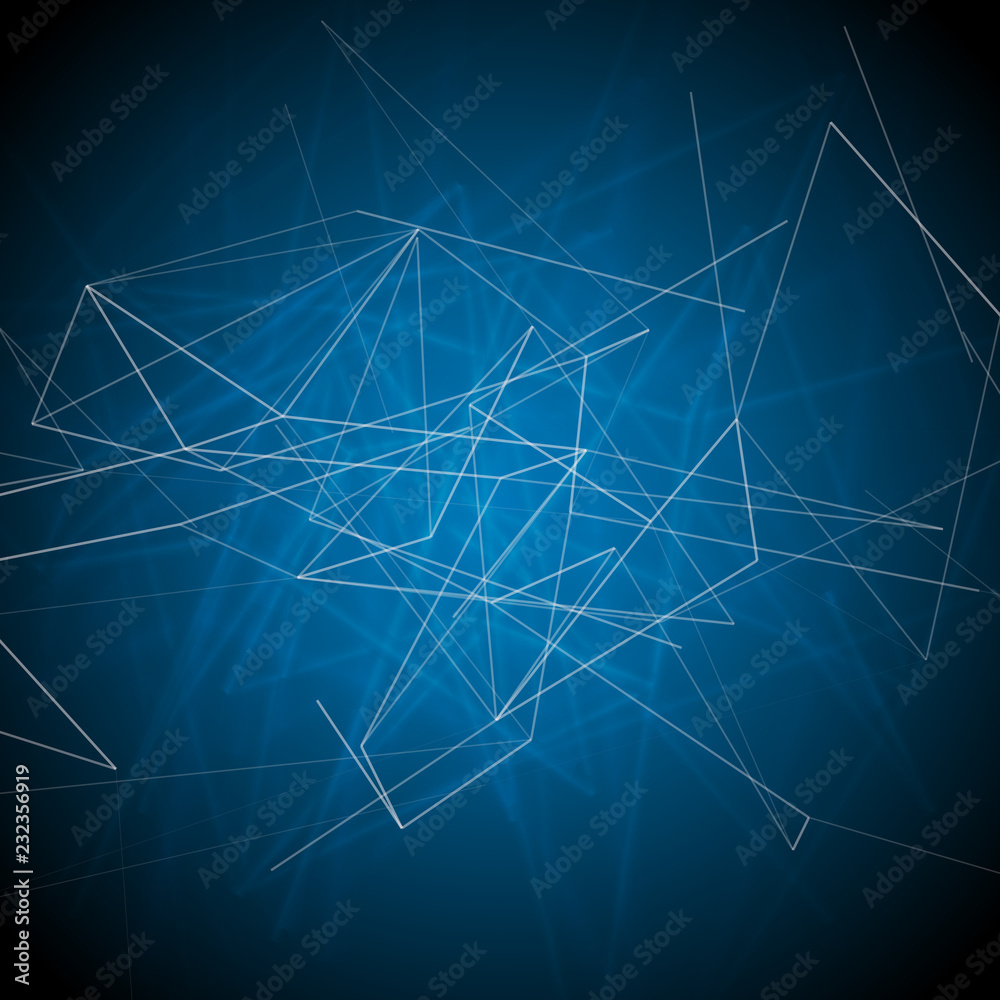 Abstract background with lines and blur effect. Vector illustration can be used for presentations, advertaising or flyers.