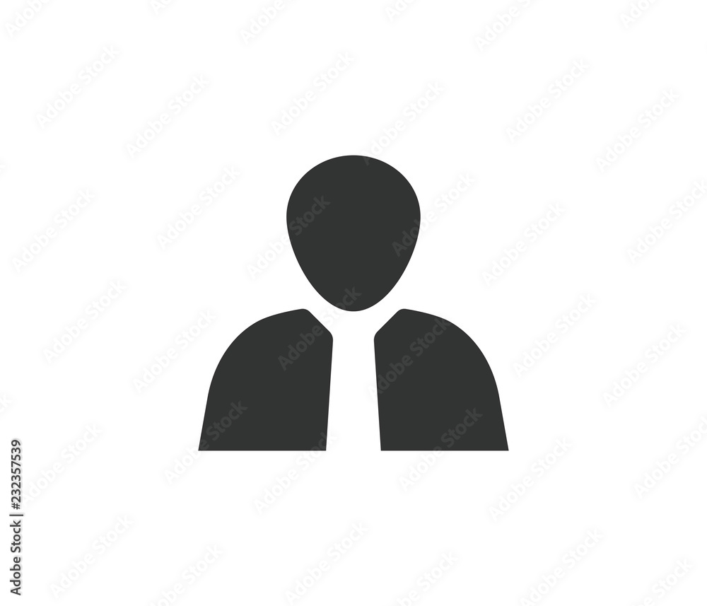 Human icon or business man icon Human icon or business man icon