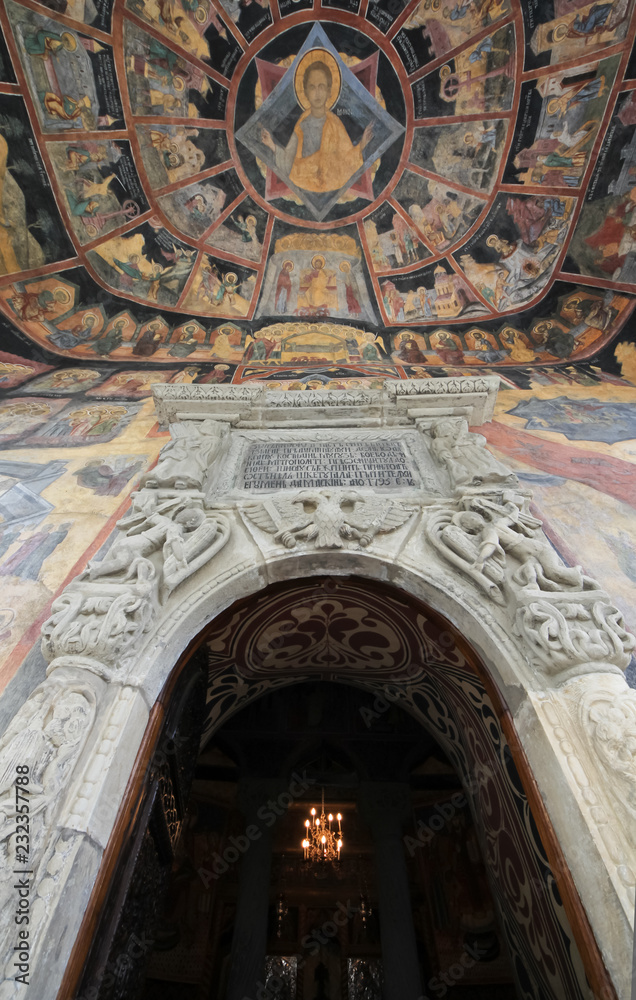 Entrance of Sinaia Monastery