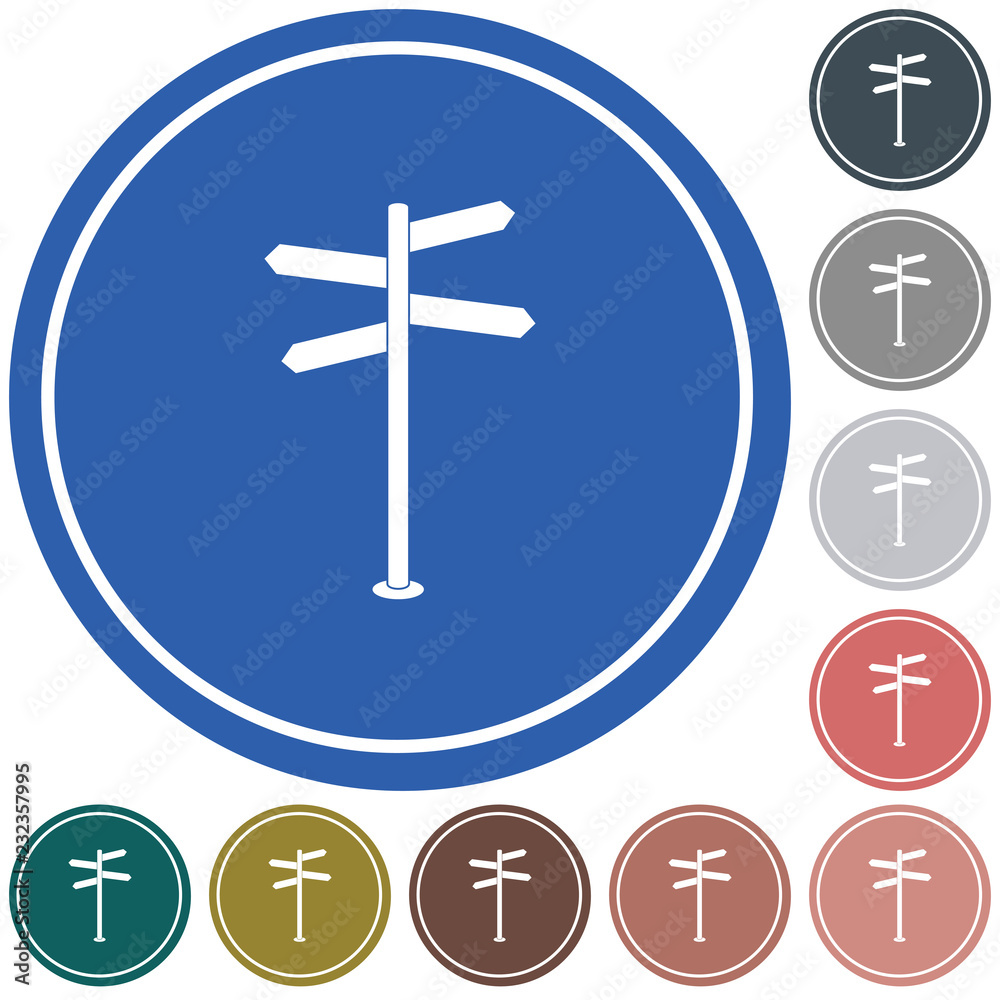 Fototapeta premium Road Sign icon