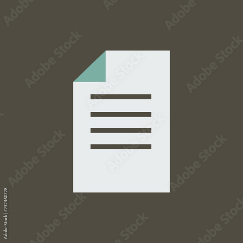 Silhouette icon documents