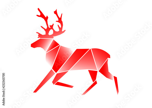 Rentier Deer Weihnachten Karte
