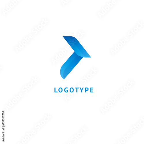 Free Download Arrow icon. Vector flat style illustration Abstract business logo template. Logo concept of Internet communications, marketing, Public Relations, technology, express delivery - GFXLoad
