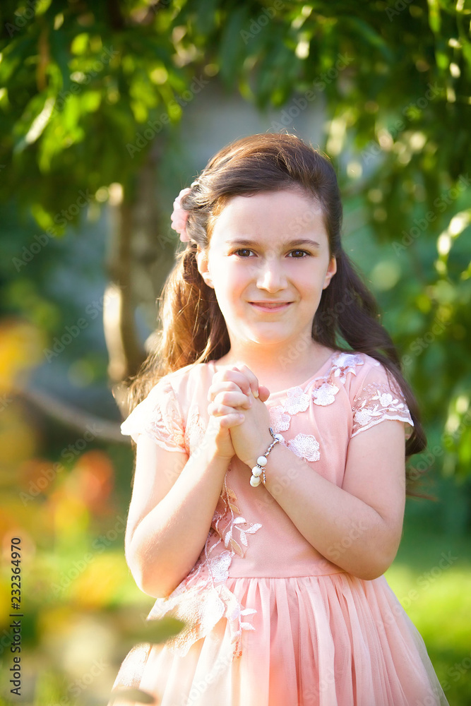 A beautiful little girl