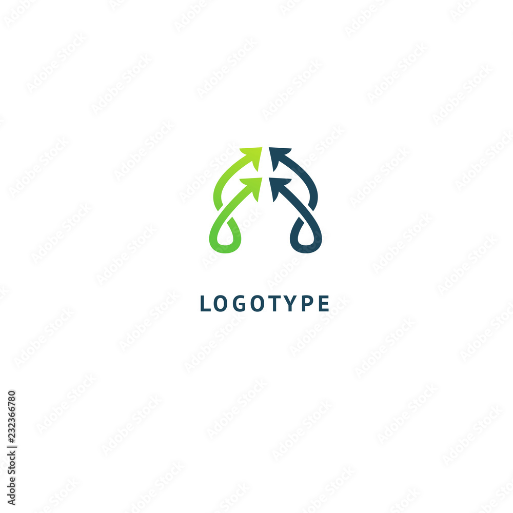 Arrow icon. Vector flat style illustration Abstract business logo template. Logo concept of Progress development, application, Business strategy, Geometric design element, delivery company. Arrow icon. Vector flat style illustration Abstract business logo template. Logo concept of Progress development, application, Business strategy, Geometric design element, delivery company.