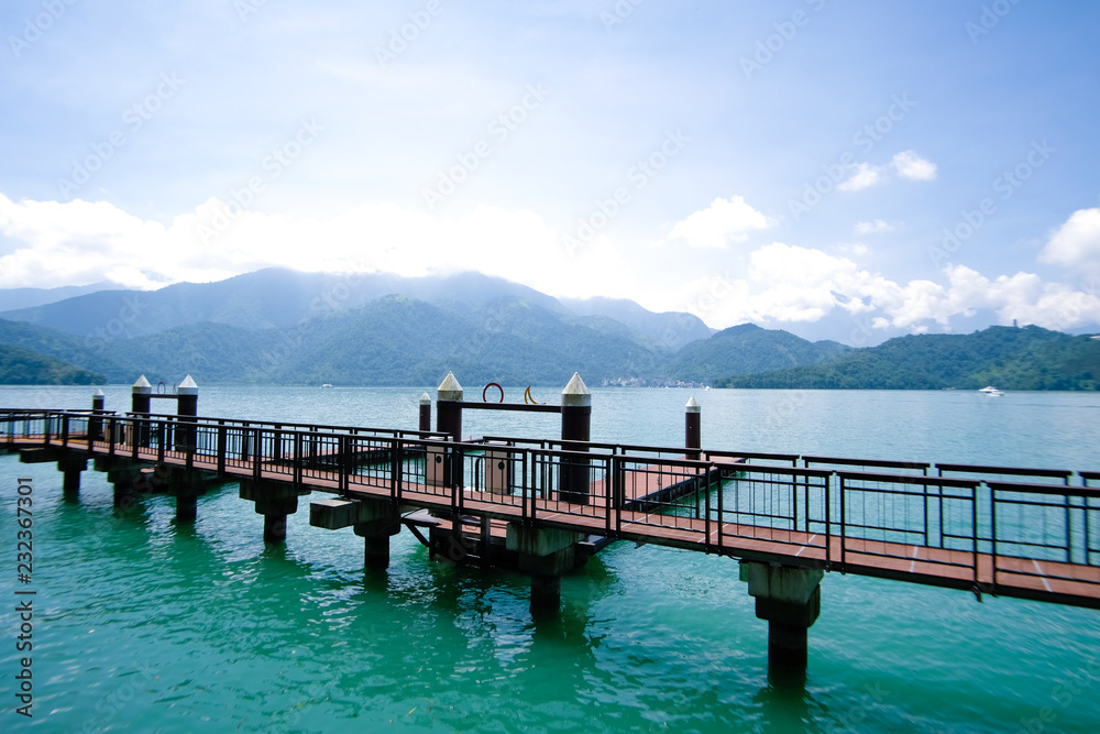 View of Sun Moon Lake in Taiwan