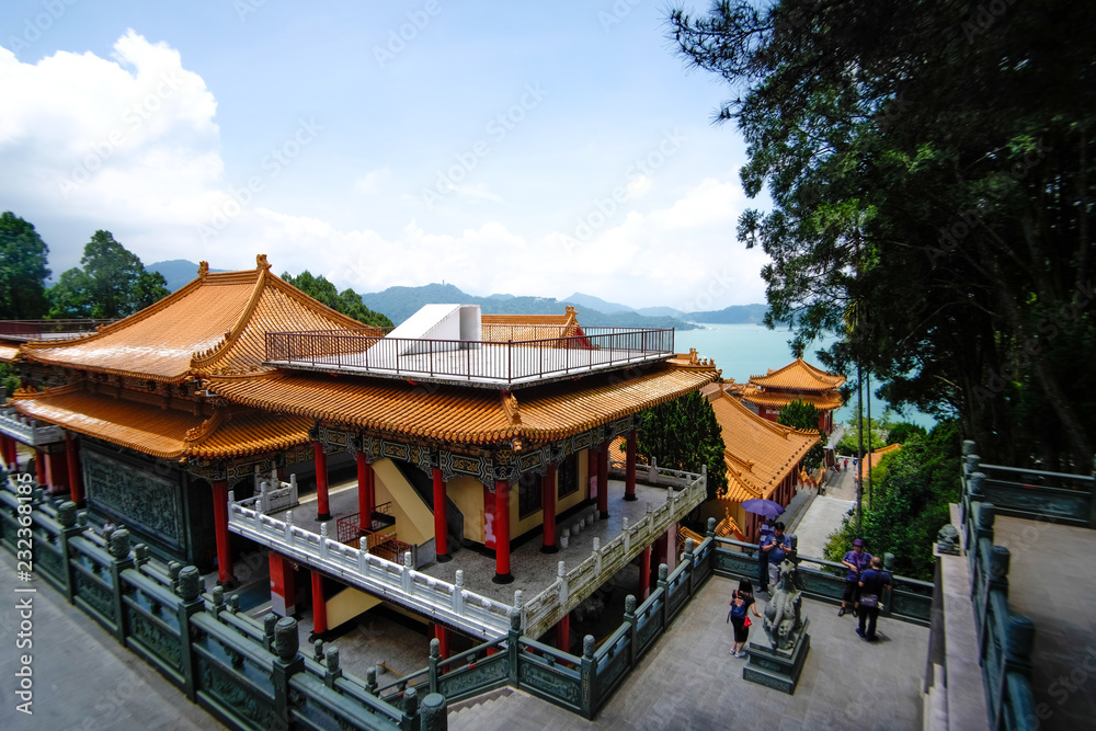 Temple at Sun Moon Lake in Taiwan