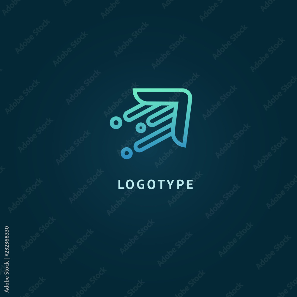 Arrow icon. Vector flat style illustration Abstract business logo template. Logo concept of Progress development, application, Business strategy, Geometric design element, delivery company. Arrow icon. Vector flat style illustration Abstract business logo template. Logo concept of Progress development, application, Business strategy, Geometric design element, delivery company.