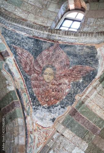 Interior of the Monastery of Panagia Ekatontapiliani on Paros Island, Cyclades photo