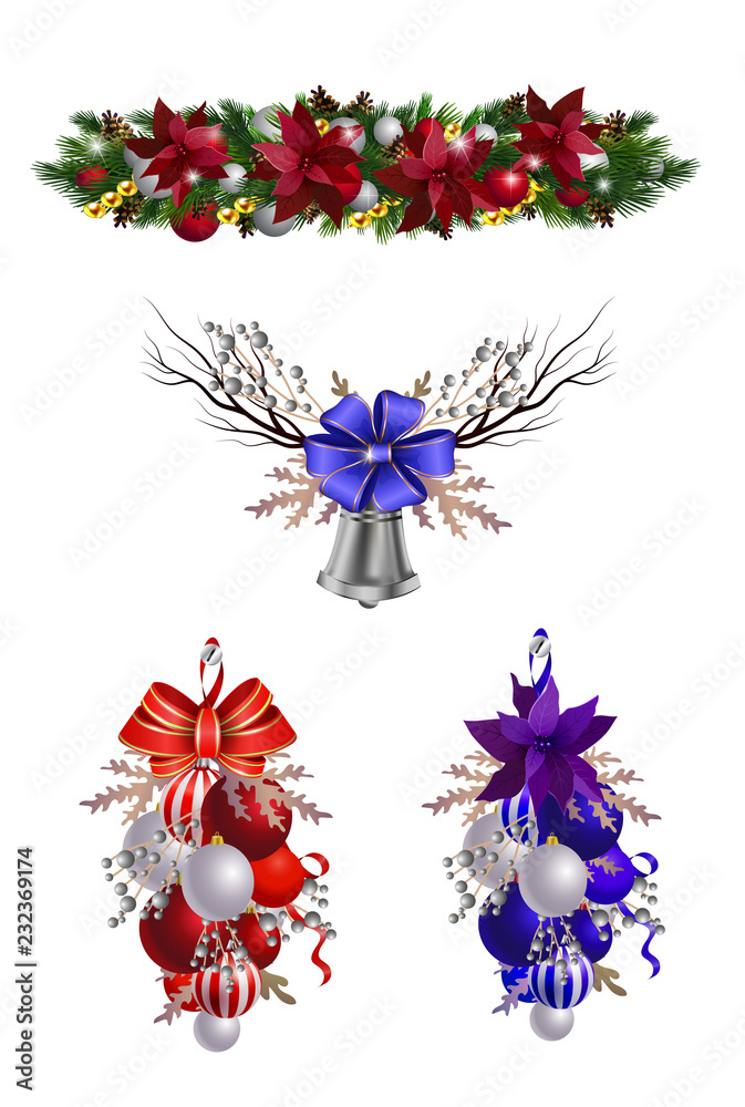 Christmas decoration set Christmas decoration set