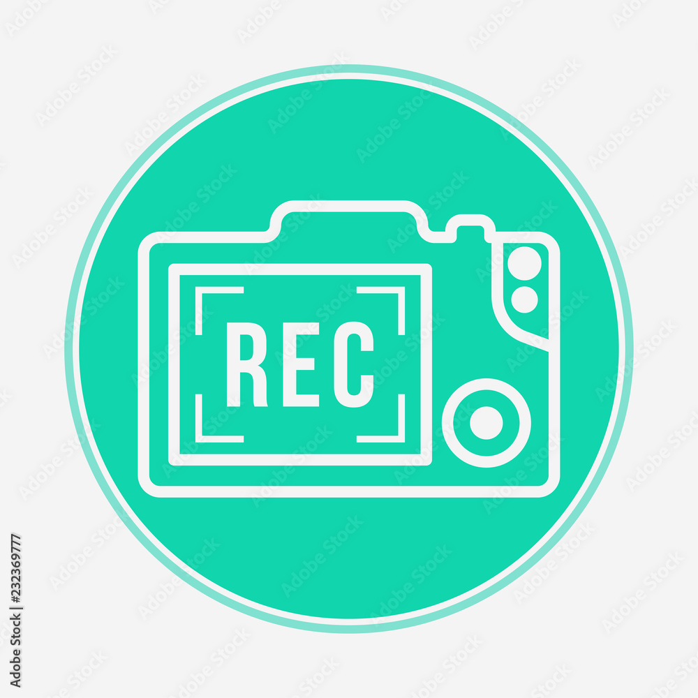 Camera vector icon sign symbol Camera vector icon sign symbol