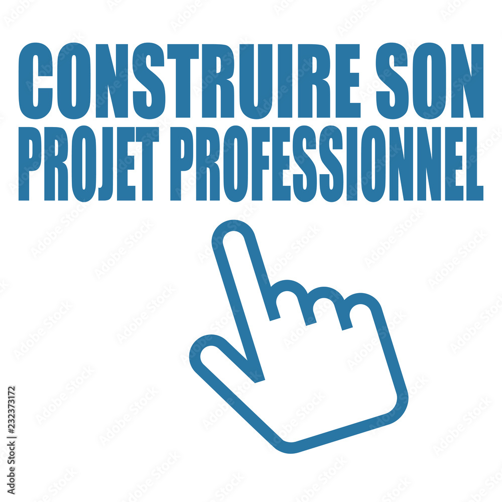 Logo construire son projet professionnel. Stock Vector  Adobe Stock