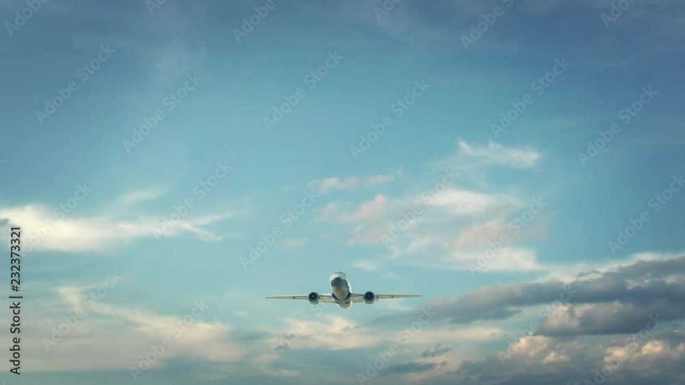 Airplane Landing Cagliari Italy Airplane Landing Cagliari Italy