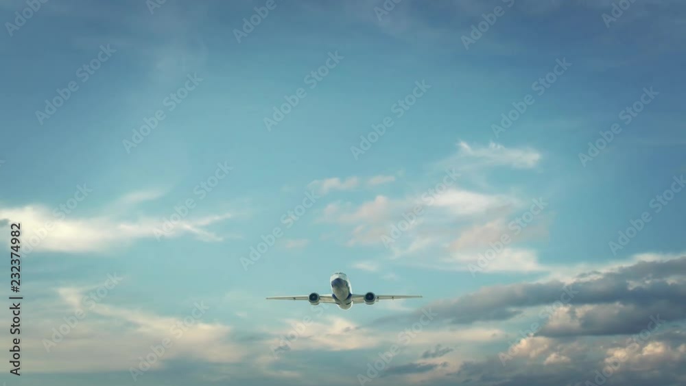 Airplane Landing Changzhou China