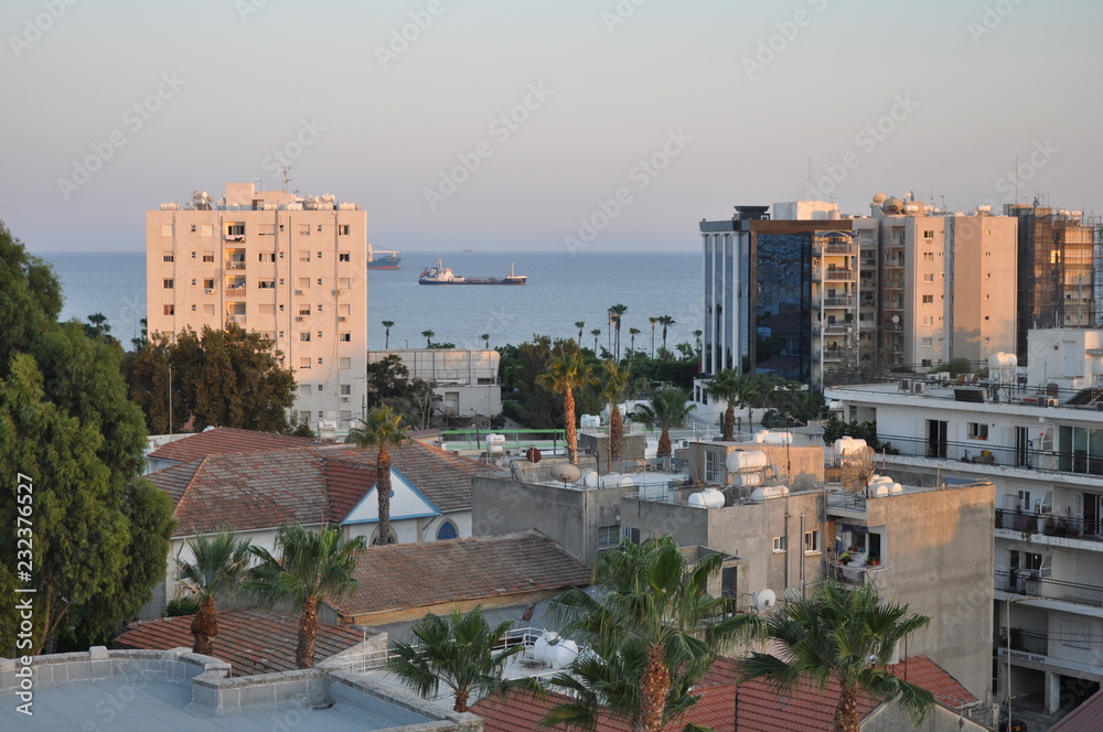 Fototapeta premium The beautiful Overview City Centre Limassol in Cyprus
