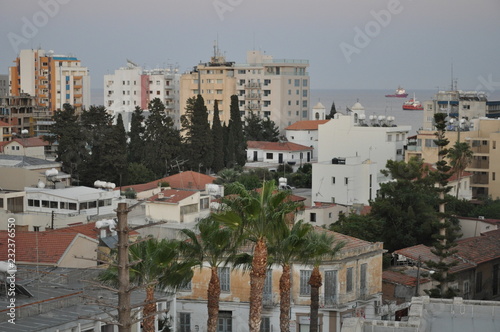 Fototapeta Naklejka Na Ścianę i Meble -  The beautiful Overview City Centre Limassol in Cyprus