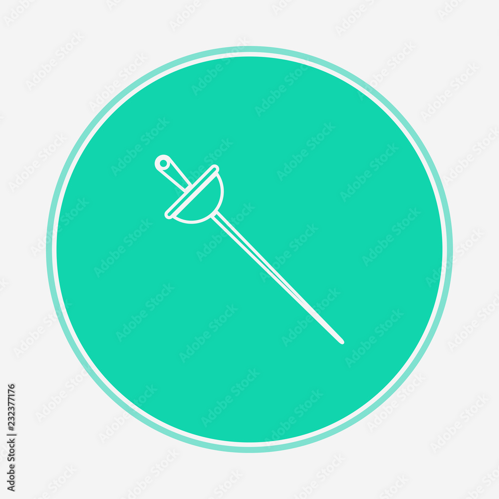 Fencing vector icon sign symbol Fencing vector icon sign symbol