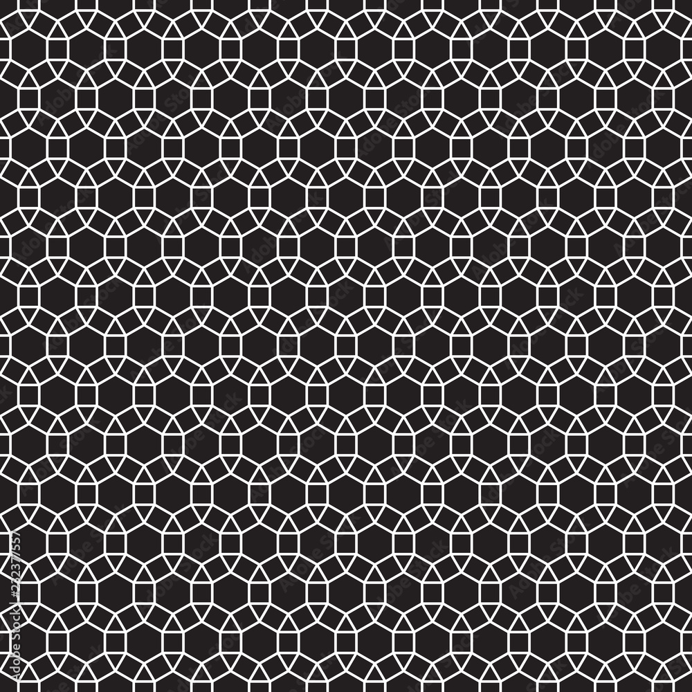 Fototapeta premium Seamless geometric polygon pattern background