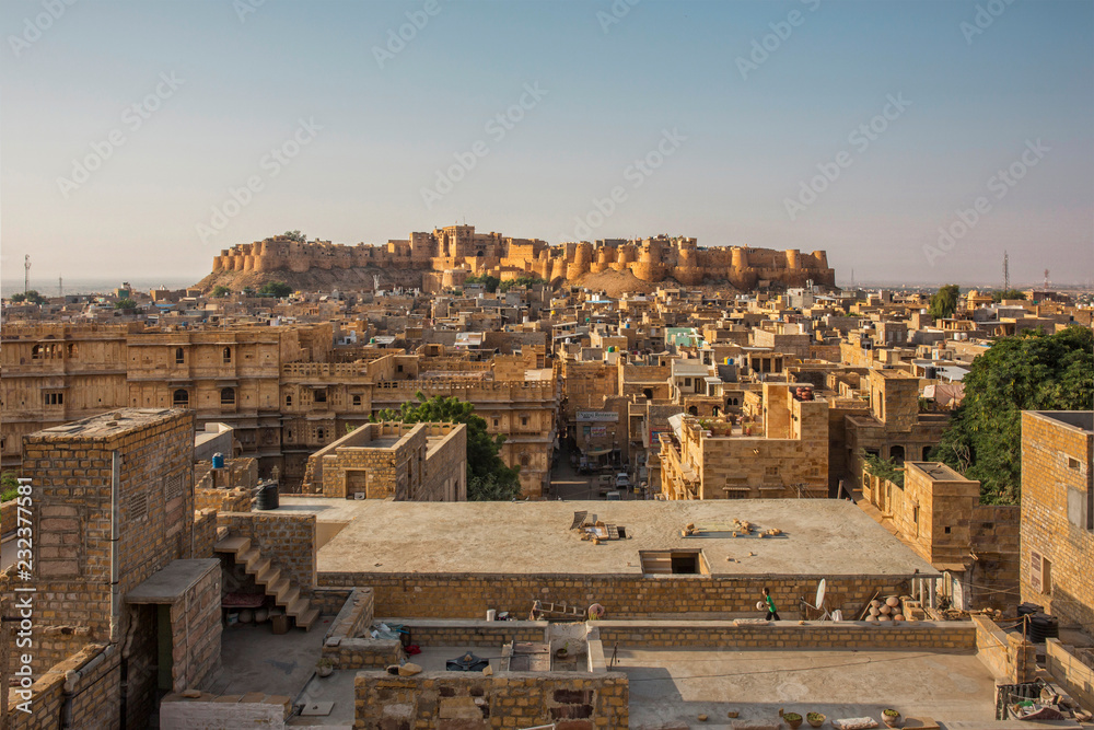 Fort in Jaisalmer, India. Jaisalmer 