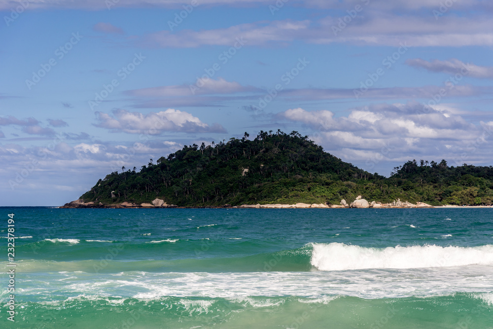 Panoramic view of the Campeche Island (Ilha do Campeche), in Florianopolis, Brazil. Panoramic view of the Campeche Island (Ilha do Campeche), in Florianopolis, Brazil.