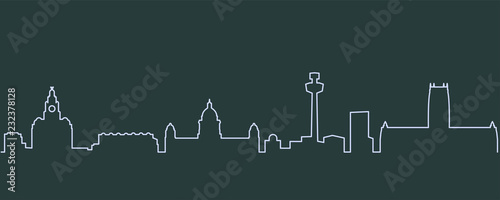 Liverpool Single Line Skyline