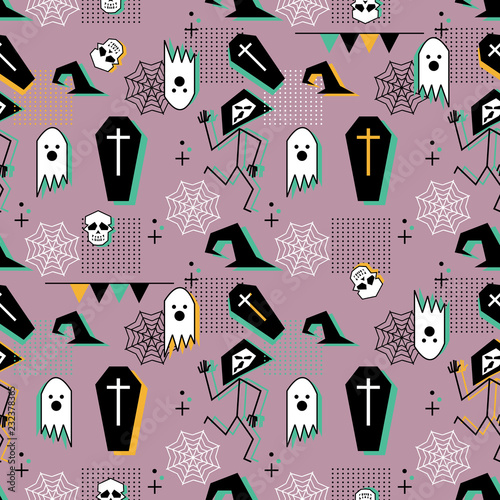 Creative halloween pattern ...