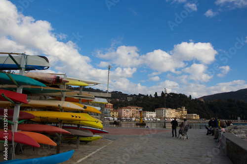 Wallpaper Mural boats on the beach Torontodigital.ca