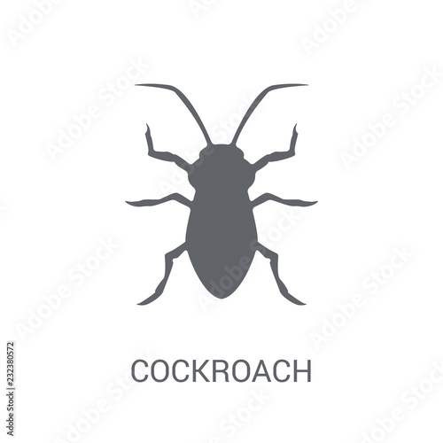 Cockroach icon. Trendy Cockroach logo concept on white background from animals collection