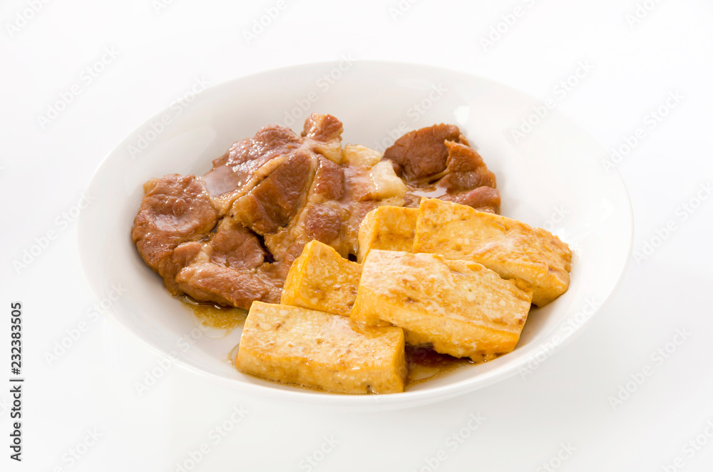 豚肉と豆腐の甘辛煮 豚肉と豆腐の甘辛煮