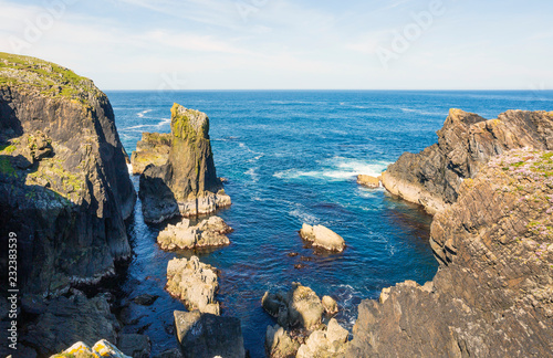 The Butt of Lewis , the most northerly point on Isle of Lewis. Scotland