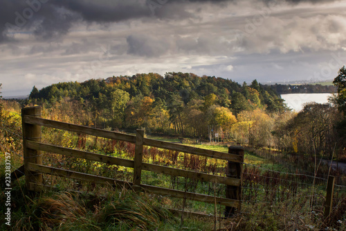 Scottish landscape near Glasgow 