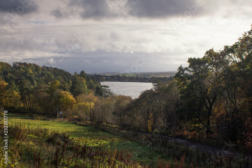Scottish landscape near Glasgow 